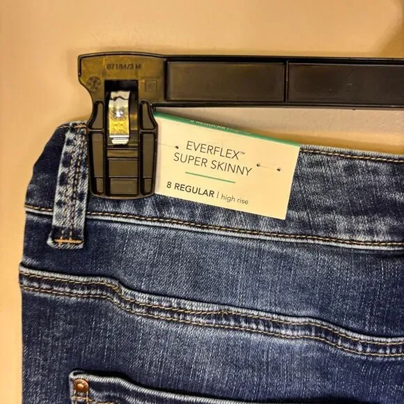 New Maurice's Everflex High Waisted Super Skinny Jeans 8 - Picture 6 of 7